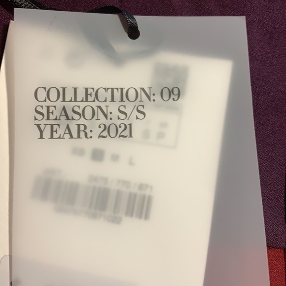 NWT. Zara Limited Edition Raspberry Long Jumpsuit with Tie. Size S. - Picture 9 of 11